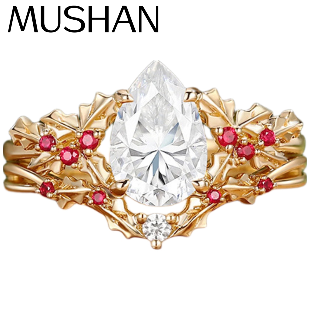 Moissanite Ring - MUSHAN Custom Jewelry 925 Sterling Silver