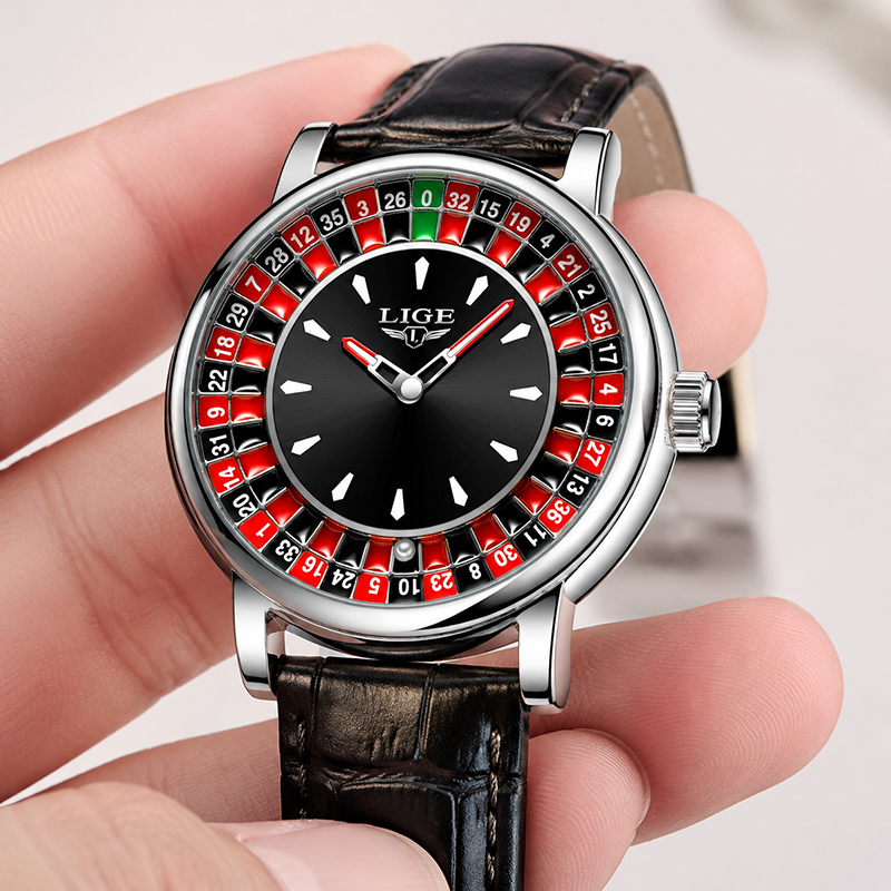 Jewelry Inspired Watches - LIGE Men Watch Top Brand Luxury