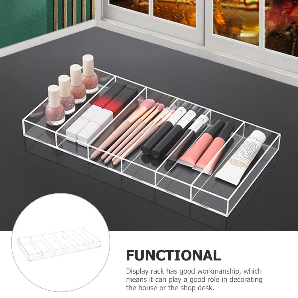 Jewelry Organizer Watches - Clear Acrylic Sunglasses Tray 6 Grids