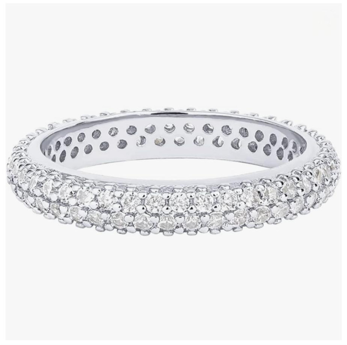 925 Silver Plated 14K Gold Wid - огляд і ціна Moissanite Ring