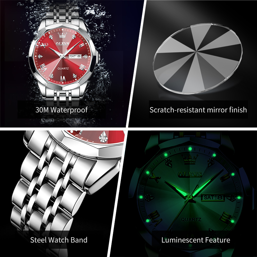 OLEVS Brand Original Business  - огляд і ціна Jewelry Inspired Watches