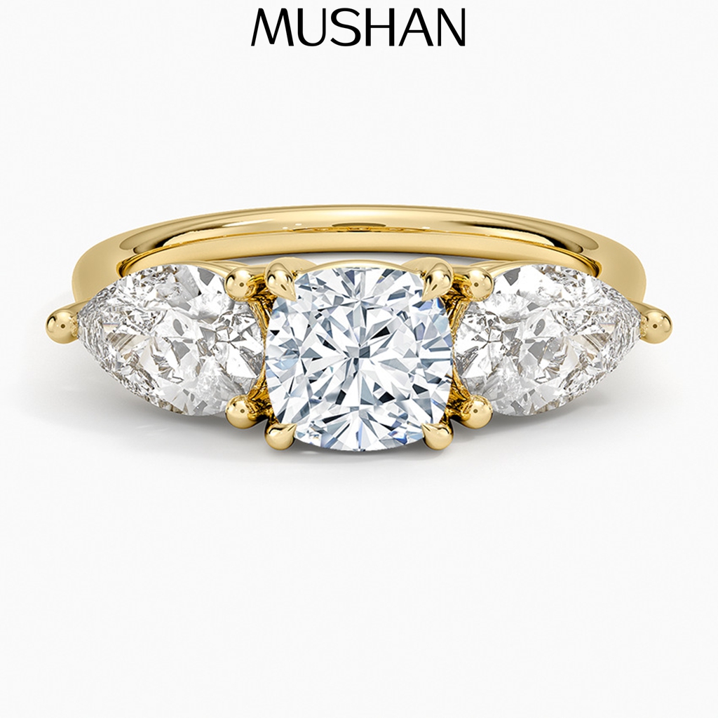 MUSHAN Custom Jewelry Sterling - огляд і ціна Moissanite Ring