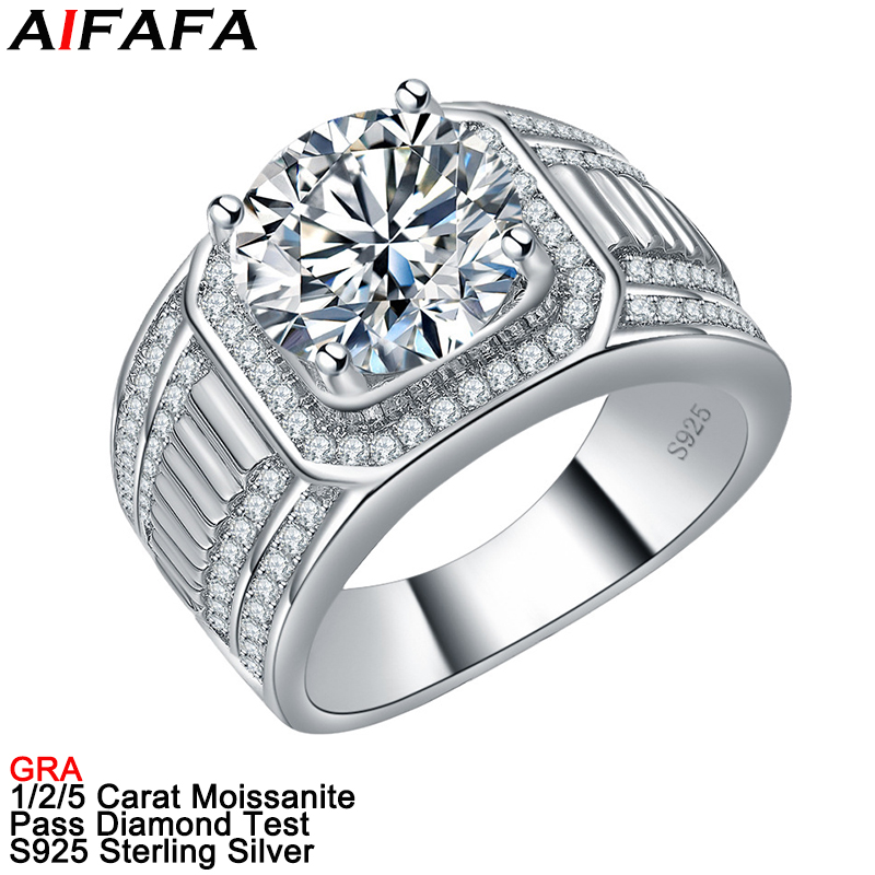 1 2 5 Carat D Color Moissanite - огляд і ціна Moissanite Ring