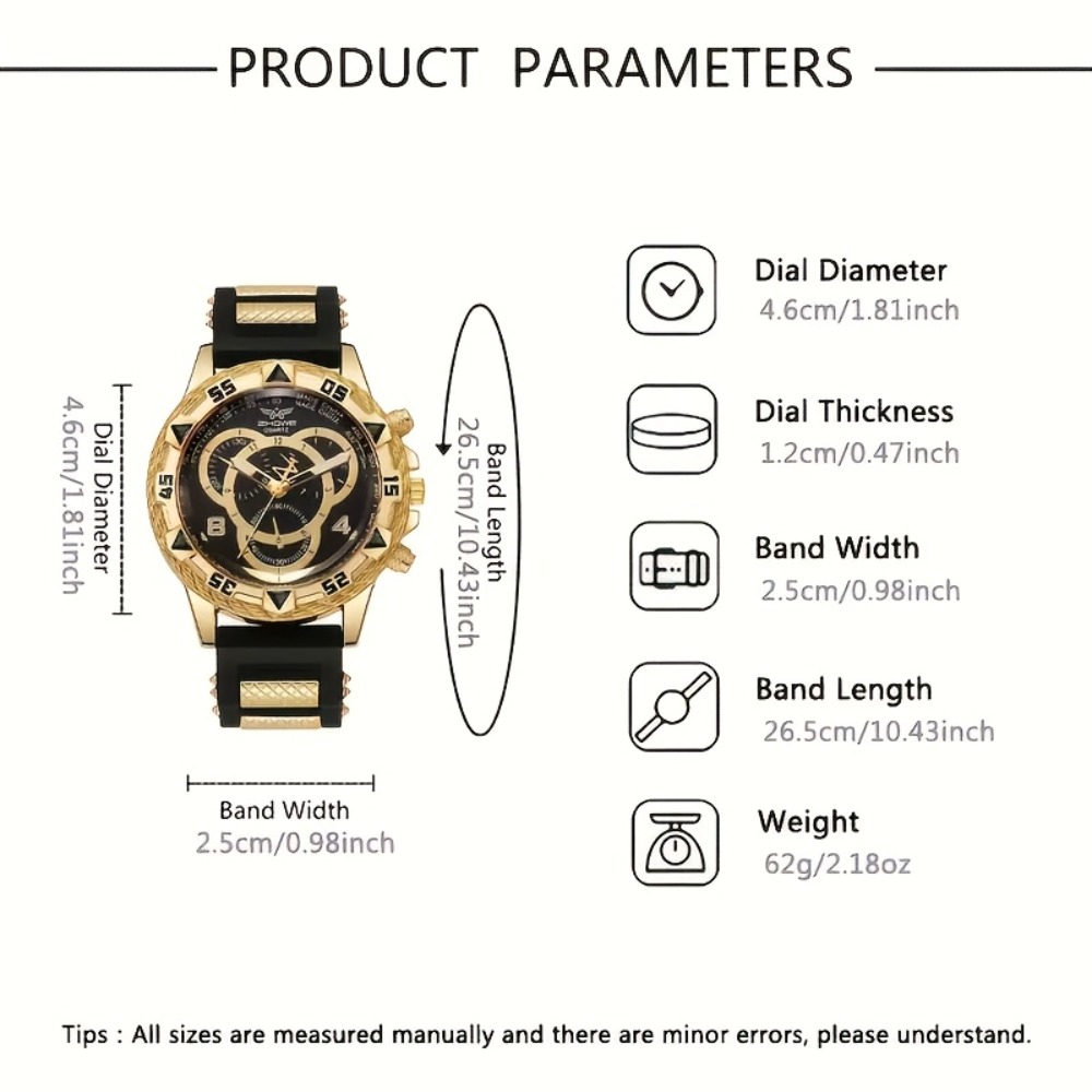 4‑Piece Luxury Men’s Watch and - огляд і ціна Jewelry Type Watches