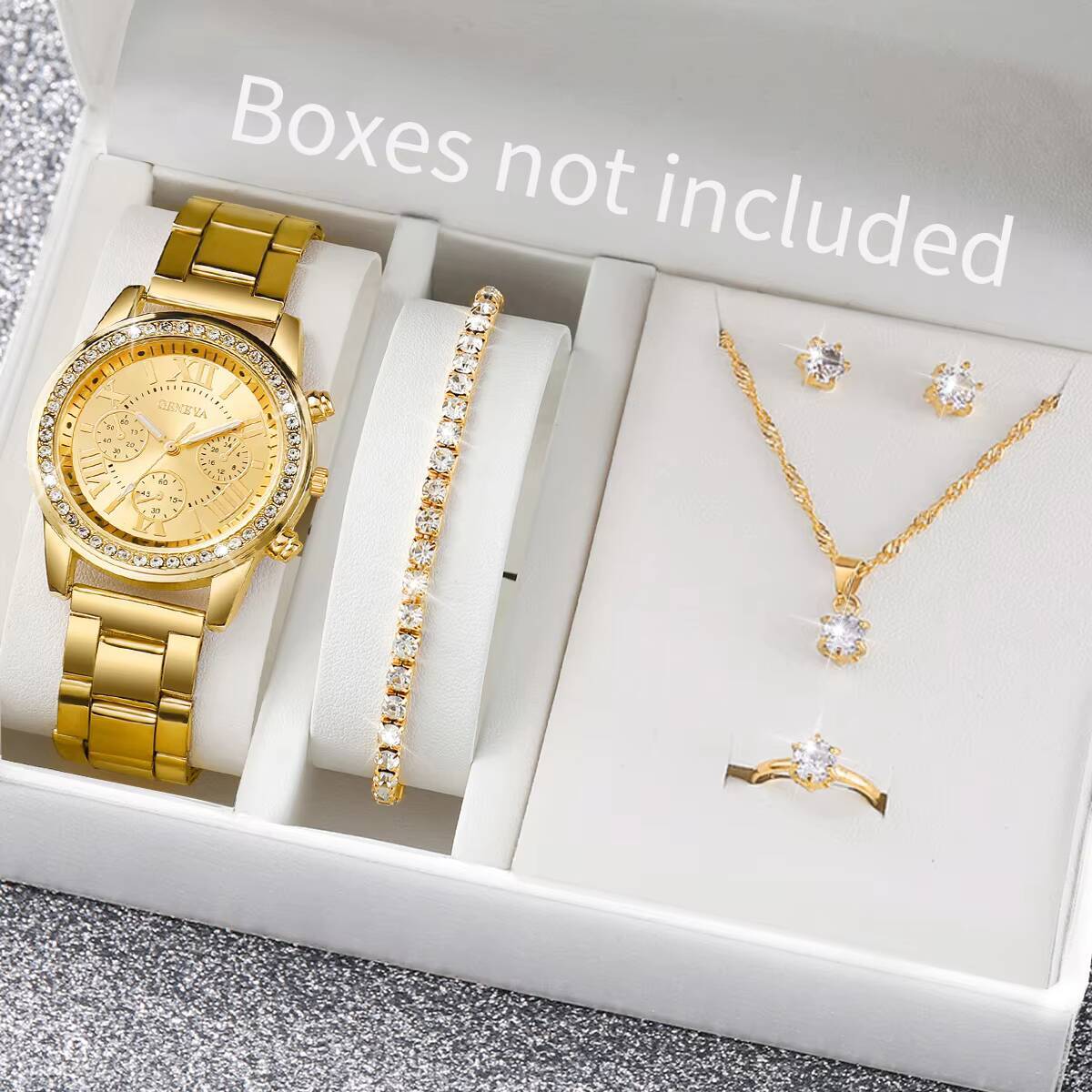 6PCS/Set Fashion Rhinestone Wo - огляд і ціна Jewelry Watch Making