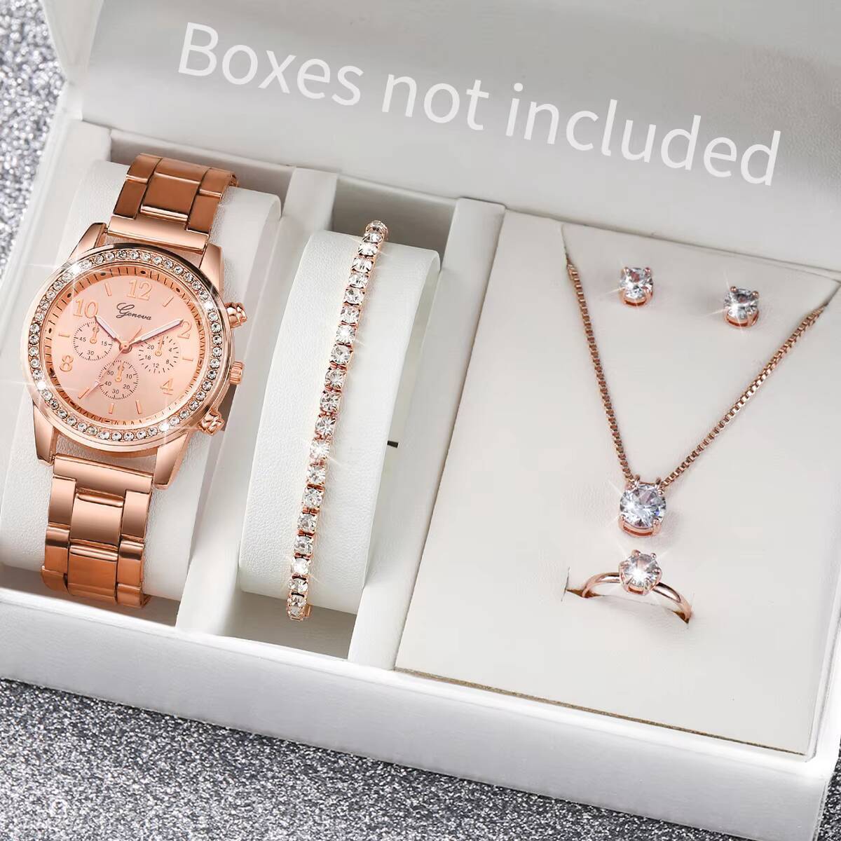 6PCS/Set Fashion Rhinestone Wo - огляд і ціна Jewelry Watch Making