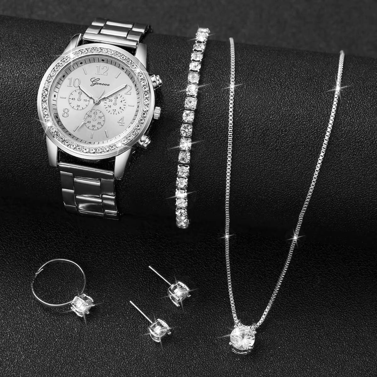 6PCS/Set Fashion Rhinestone Wo - огляд і ціна Jewelry Watch Making