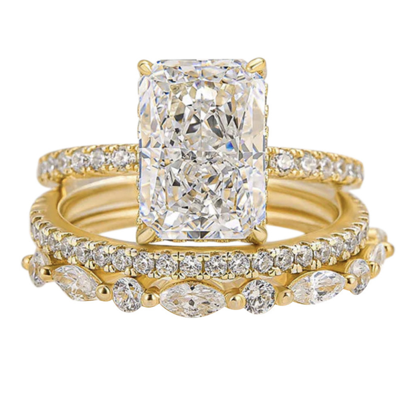 Gold Plated Coppers925Sterling - огляд і ціна Moissanite Ring