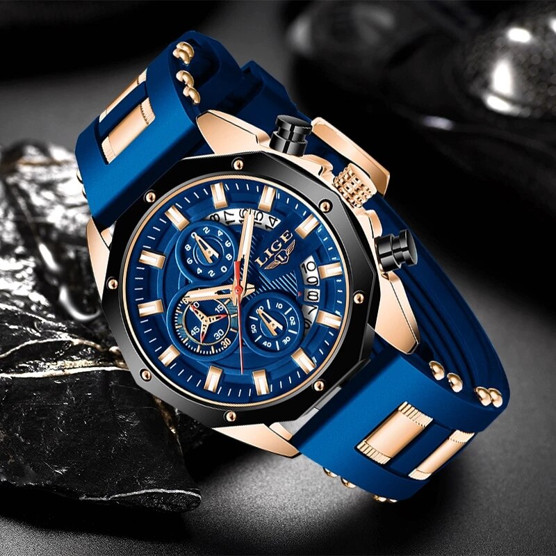 LIGE Fashion Men Watches Top B - огляд і ціна Jewelry Inspired Watches