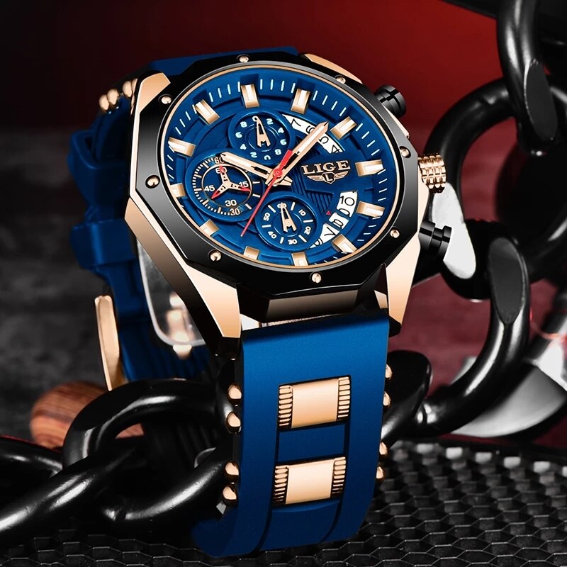 LIGE Fashion Men Watches Top B - огляд і ціна Jewelry Inspired Watches
