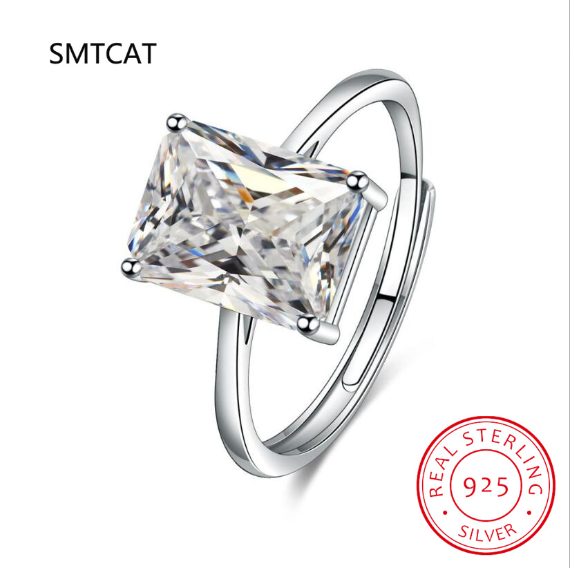 Emerald Cut Natural Citrine 92 - огляд і ціна Birthstone Ring Set