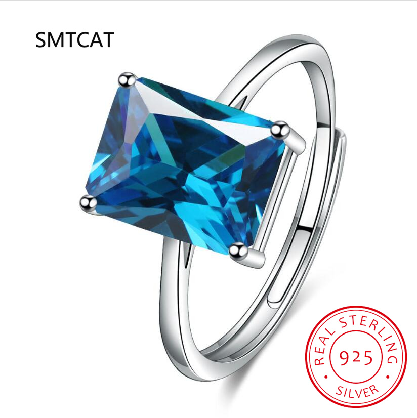 Emerald Cut Natural Citrine 92 - огляд і ціна Birthstone Ring Set