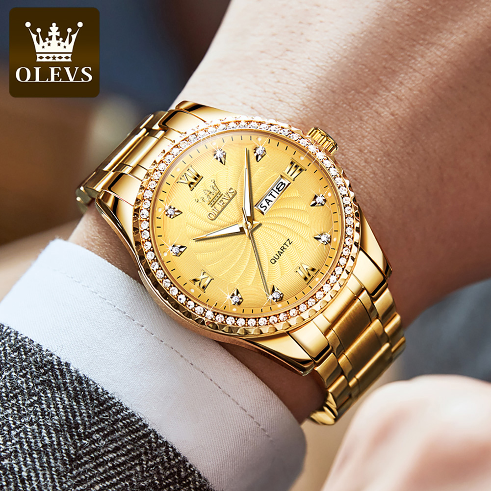 OLEVS 5565 Luxury Brand Quartz - огляд і ціна Jewelry Inspired Watches