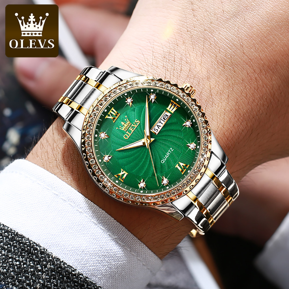 OLEVS 5565 Luxury Brand Quartz - огляд і ціна Jewelry Inspired Watches