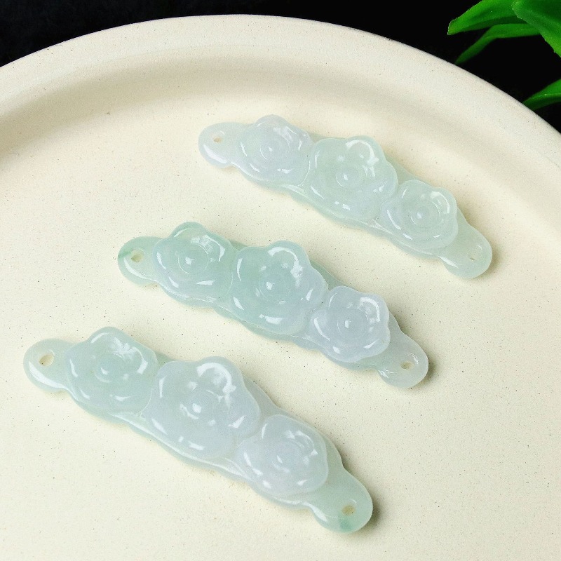 1pc Natural Jadeite Emerald Fl - огляд і ціна Jewelry & Watches Sp Z Oo Janów Lubelski
