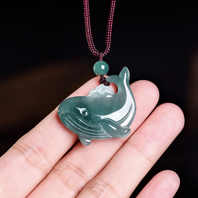 Natural Burmese Jadeite Whale  - огляд і ціна Jewelry & Watches Sp Z Oo Janów Lubelski