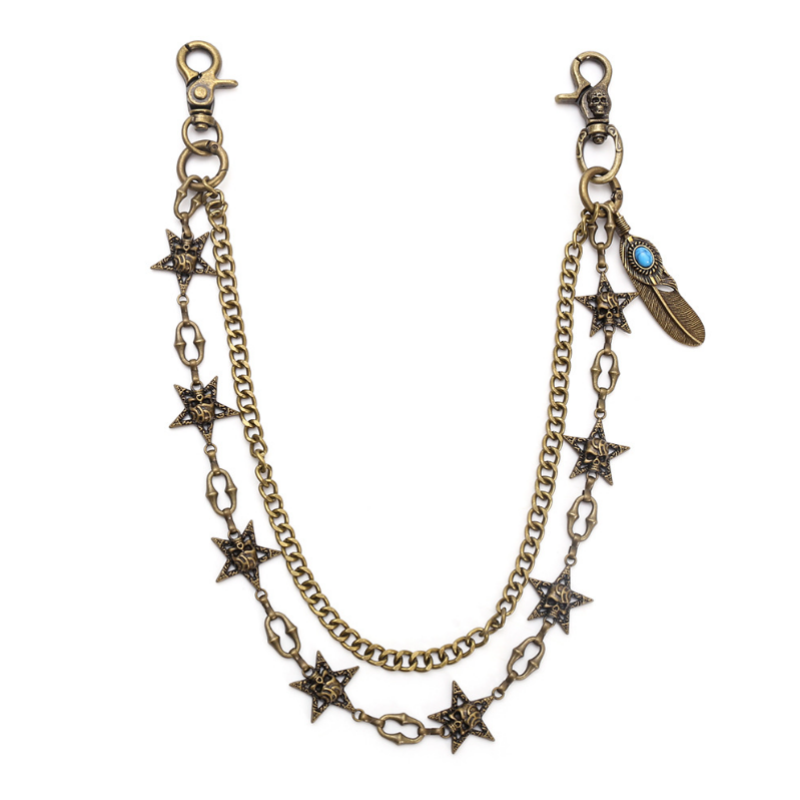 Hip Hop Punk Rock Metal Pants  - огляд і ціна Hip Hop Chain Necklace