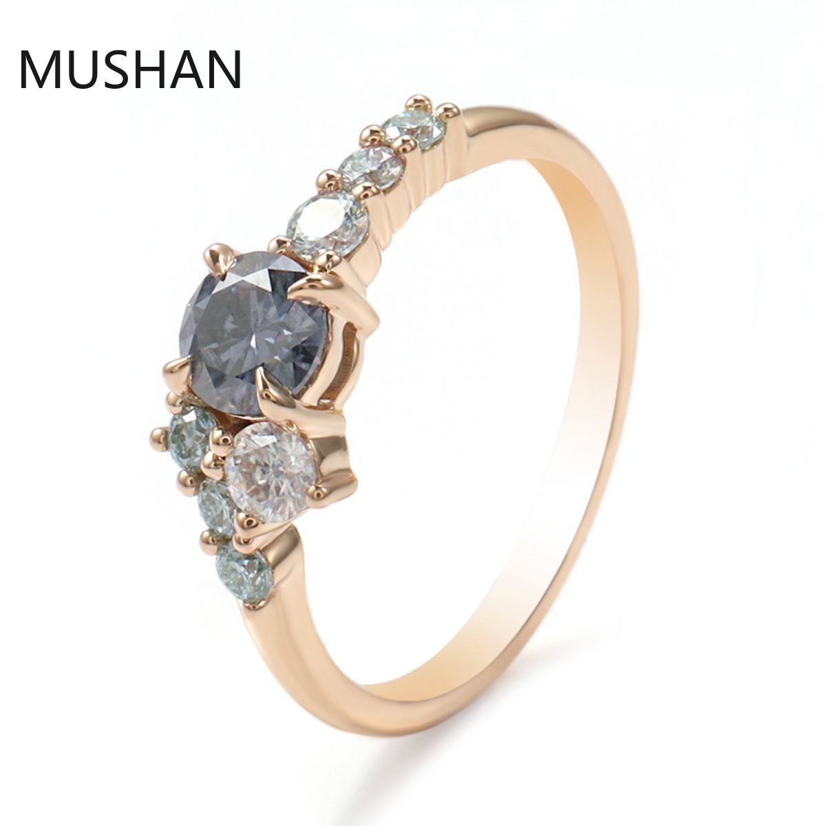 MUSHAN Luxury Custom 14K 18K G - огляд і ціна Moissanite Ring