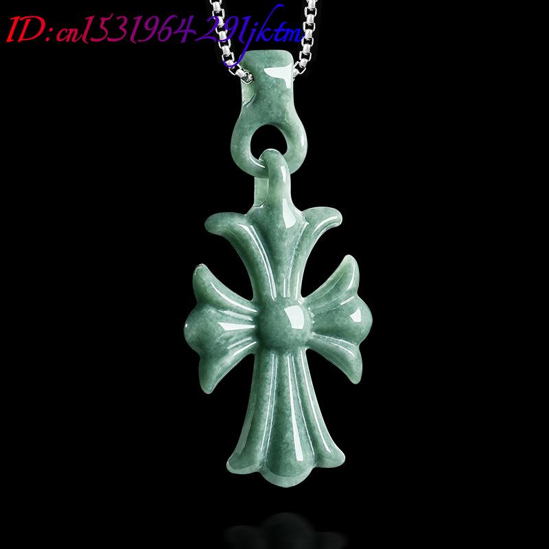 Natural Burmese Jadeite Cross  - огляд і ціна Jewelry & Watches Sp Z Oo Janów Lubelski