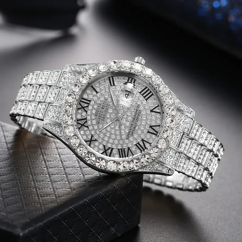 Hot‑Selling Gold Luxury Iced‑O - огляд і ціна Jewelry Type Watches