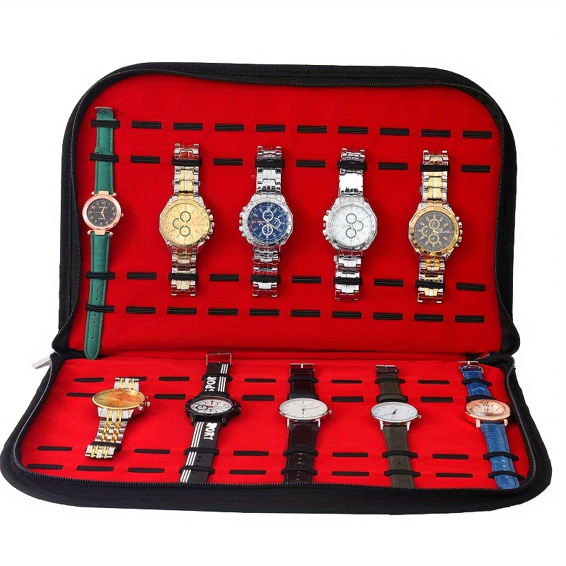 20 Slots Watch Storage Bag Con - огляд і ціна Jewelry Organizer Watches