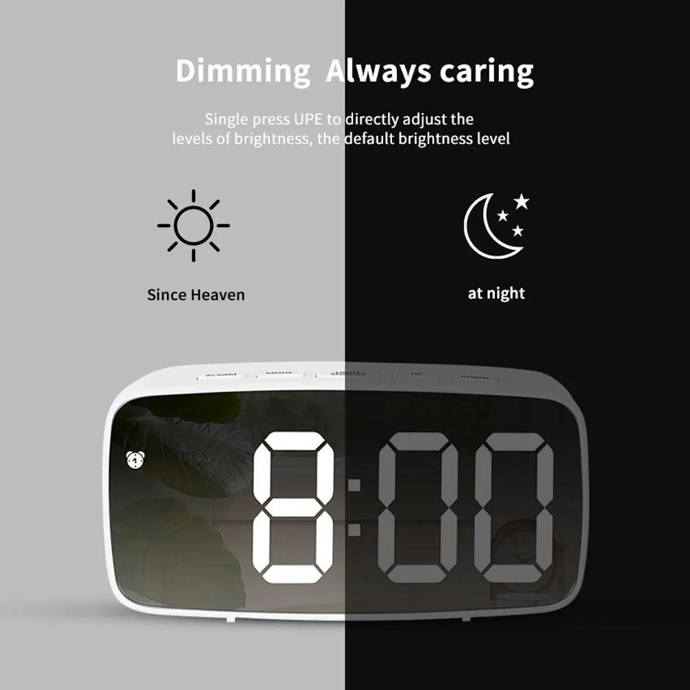 Acrylic Mirror Alarm Clock Ele - огляд і ціна Moments Watches & Jewelry Burlington