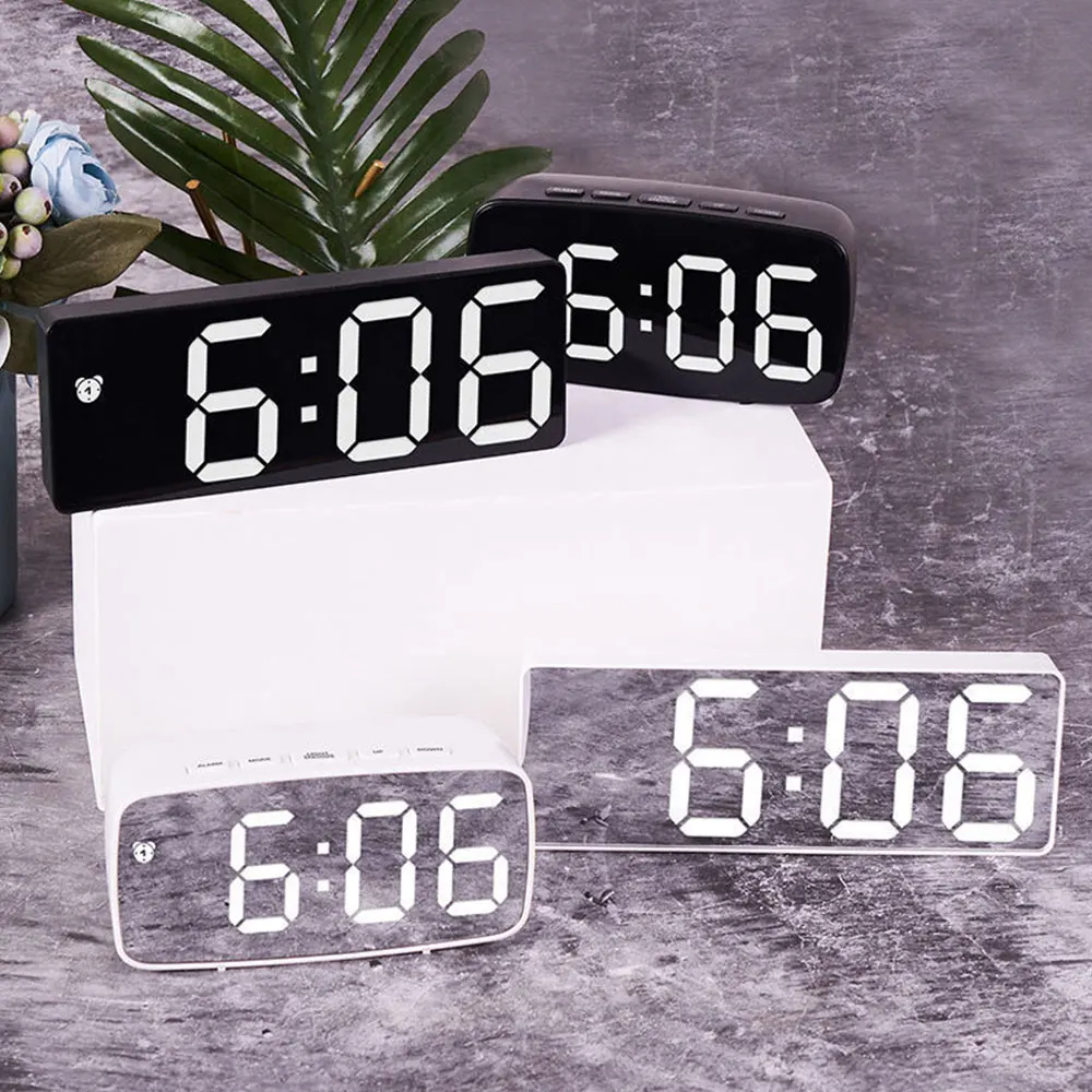 Acrylic Mirror Alarm Clock Ele - огляд і ціна Moments Watches & Jewelry Burlington
