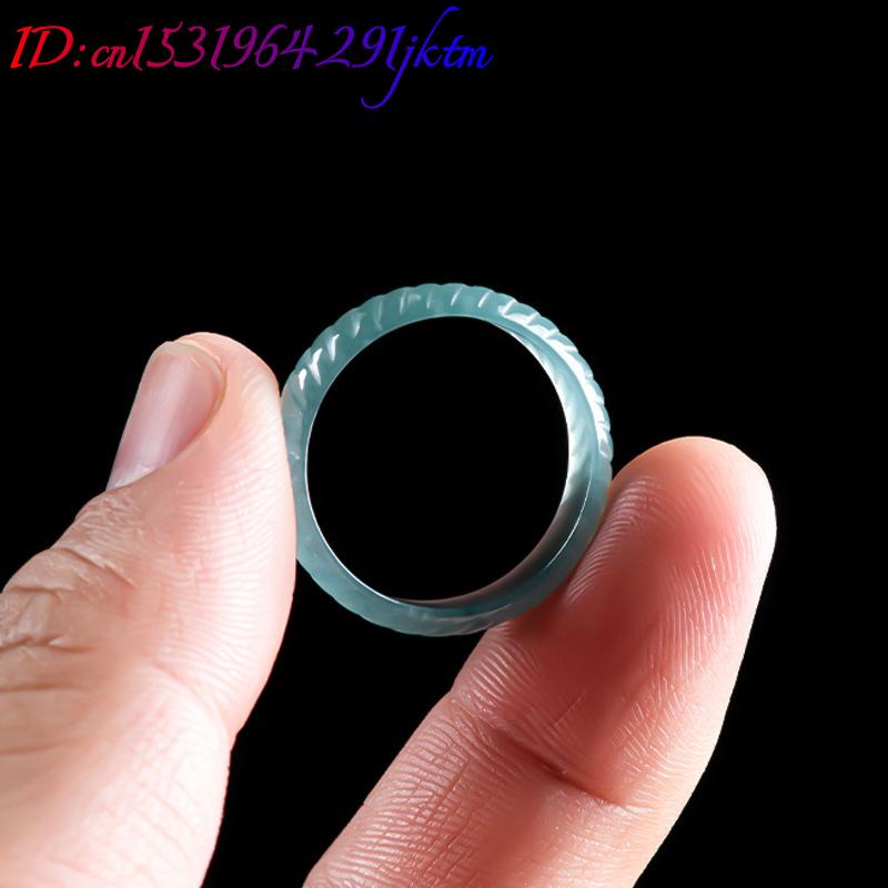Blue Real Burmese Jadeite Ring - огляд і ціна Jewelry & Watches Sp Z Oo Janów Lubelski