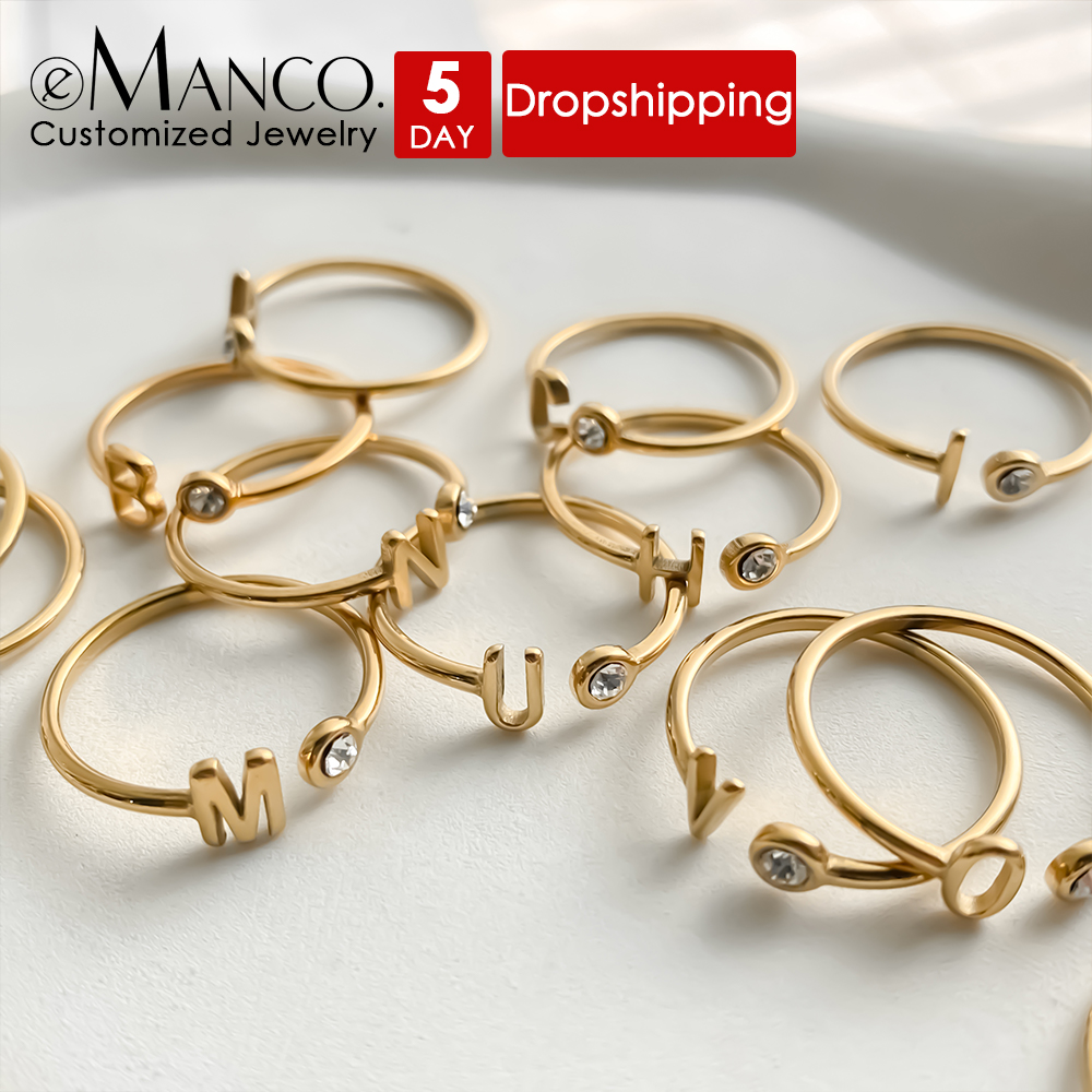 EMANCO  Custom Open End Rings  - огляд і ціна Birthstone Ring Set