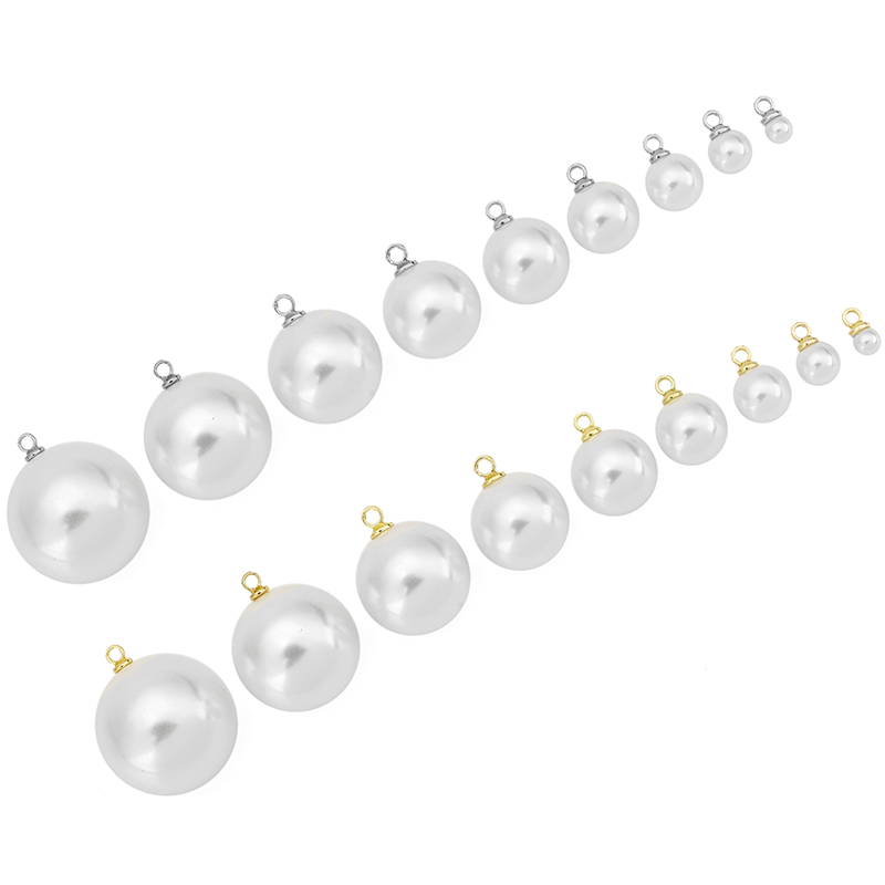 20pcs Imitation Pearl Beads Ea - огляд і ціна Pearl Stud Earrings