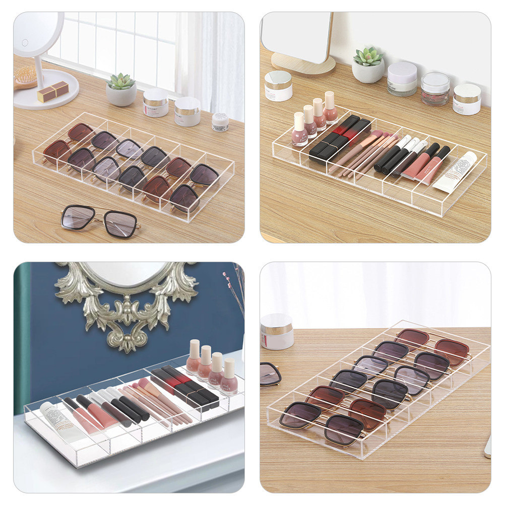 Clear Acrylic Sunglasses Tray  - огляд і ціна Jewelry Organizer Watches