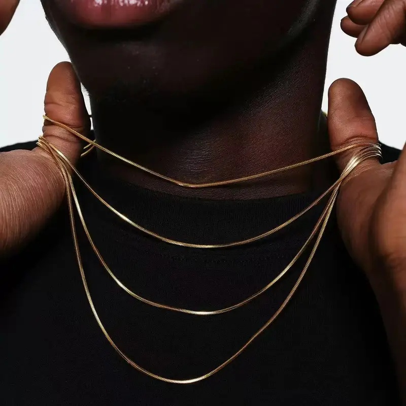 B&C 1.2mm Gold Color Stainless - огляд і ціна Hip Hop Chain Necklace
