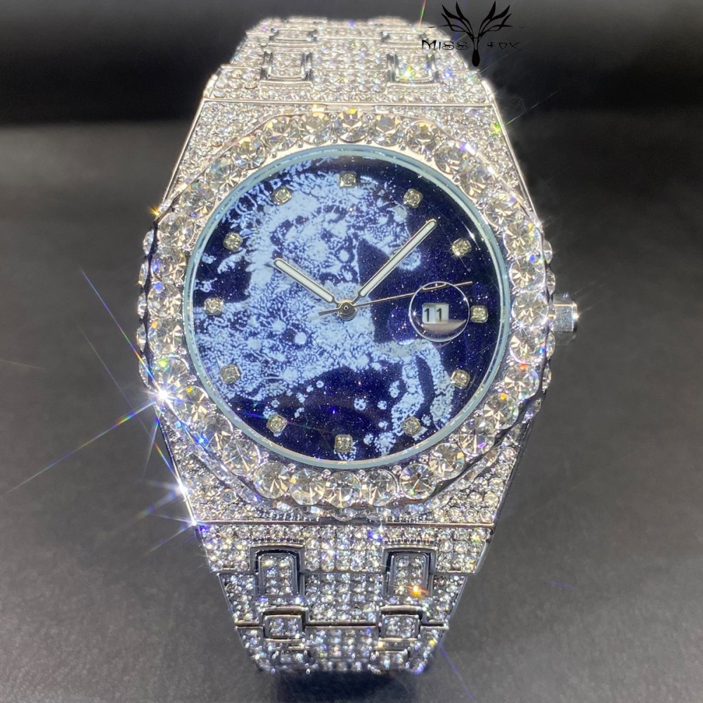 2026 Hip Hop Mens Quartz Watch - огляд і ціна Jewelry Type Watches