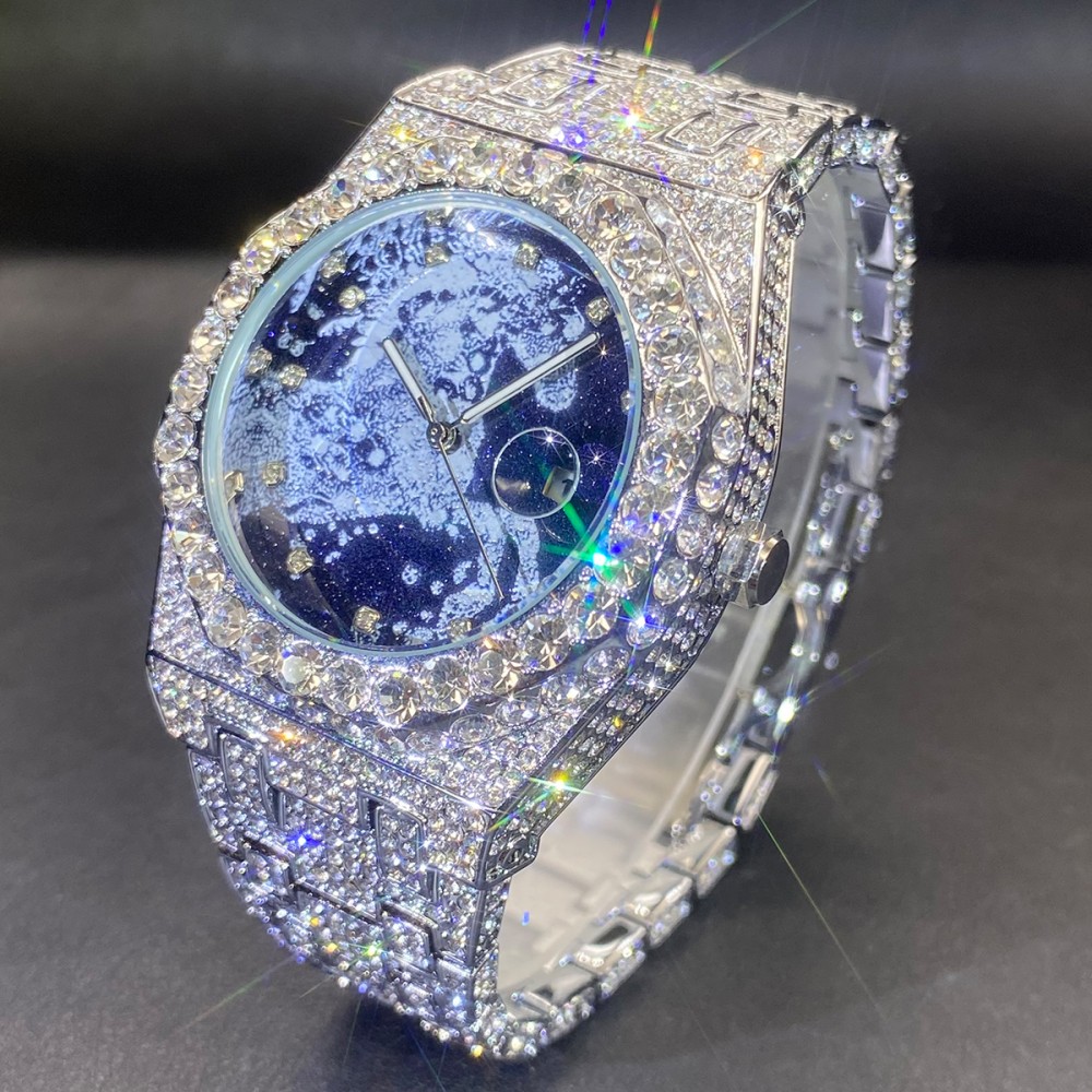 2026 Hip Hop Mens Quartz Watch - огляд і ціна Jewelry Type Watches