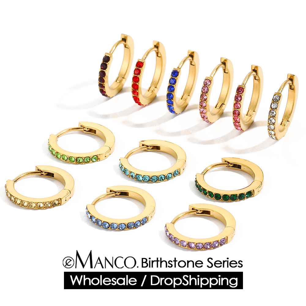 EMANCO Rhinestone Simple Stain - огляд і ціна Birthstone Ring Set