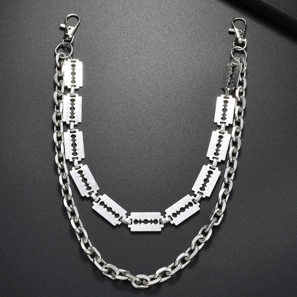 Punk Metal Chain Keychains for - огляд і ціна Hip Hop Chain Necklace