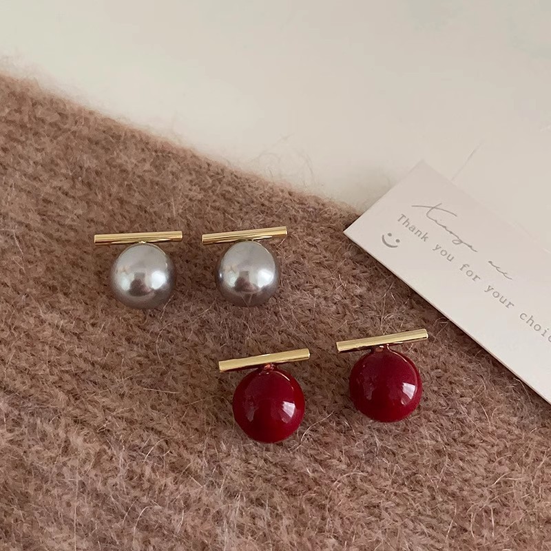 925 Silver Needle Korean Fashi - огляд і ціна Pearl Stud Earrings