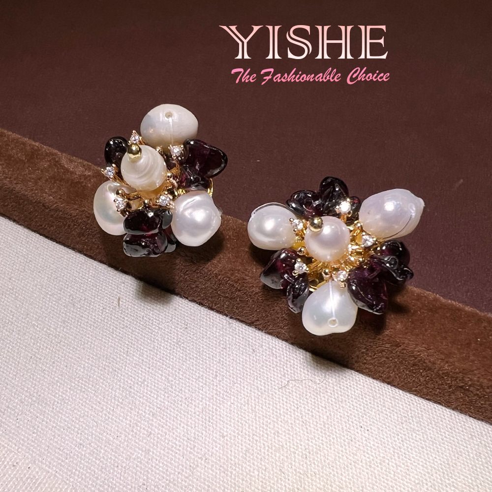 French handmade natural pearl  - огляд і ціна Pearl Stud Earrings