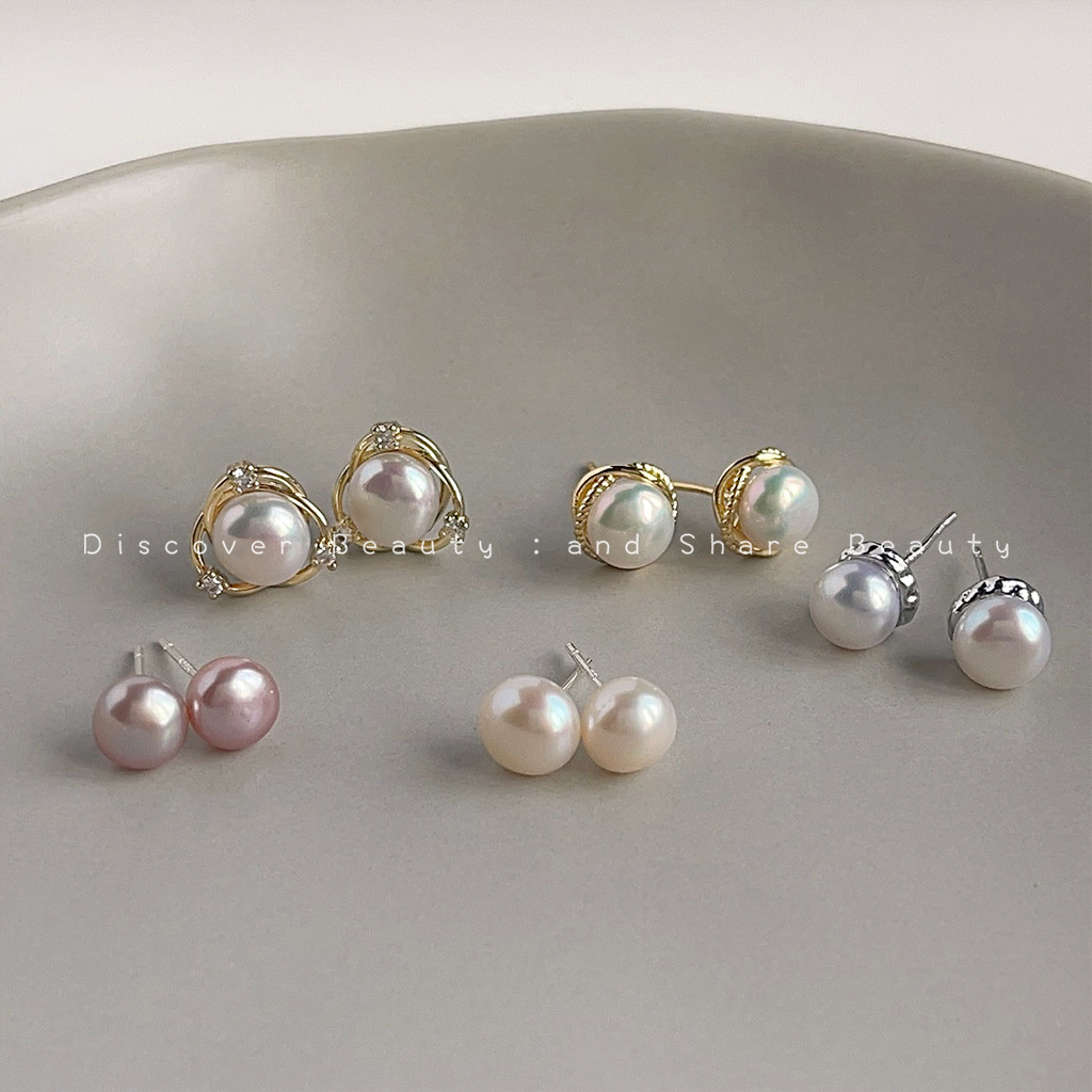 DIY accessories Personality sm - огляд і ціна Pearl Stud Earrings