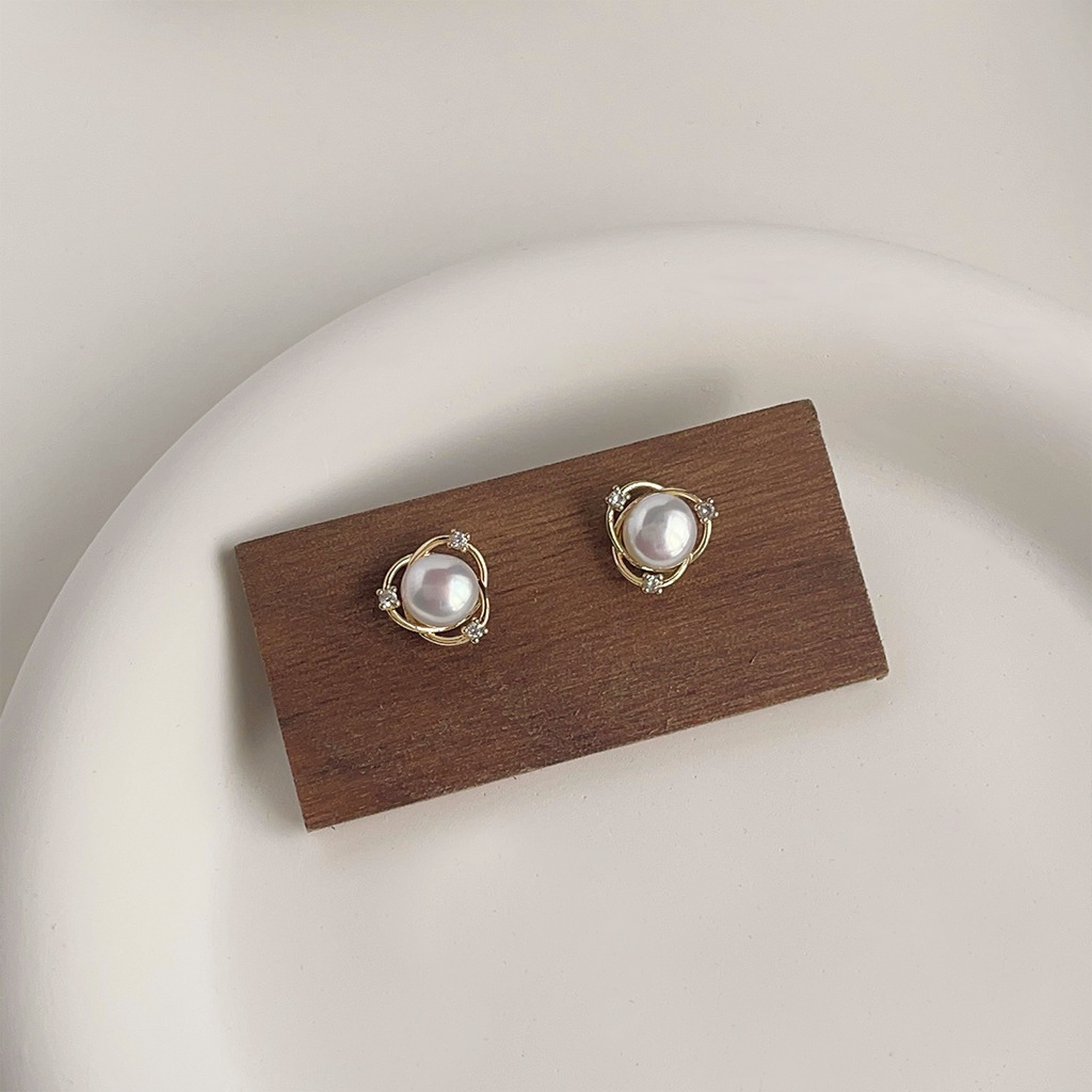 DIY accessories Personality sm - огляд і ціна Pearl Stud Earrings