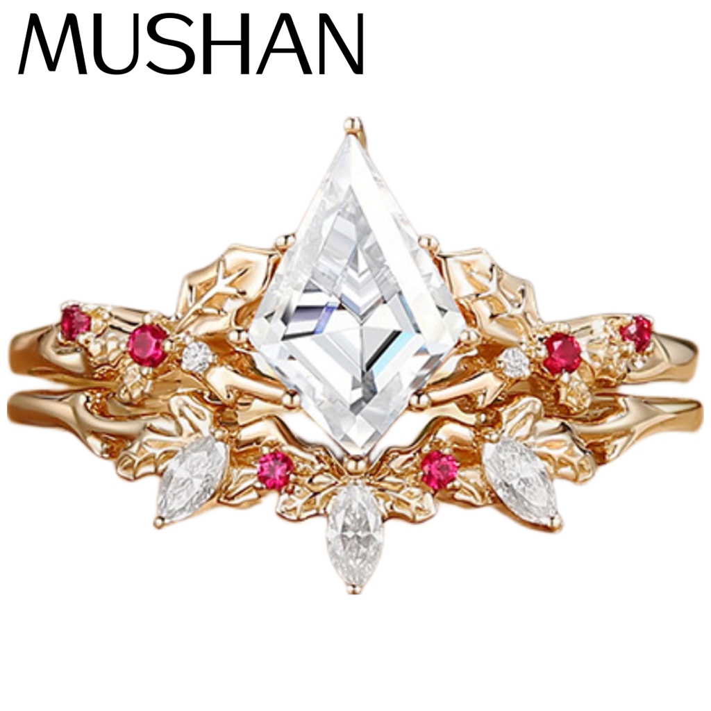 MUSHAN Custom Jewelry 925 Ster - огляд і ціна Moissanite Ring